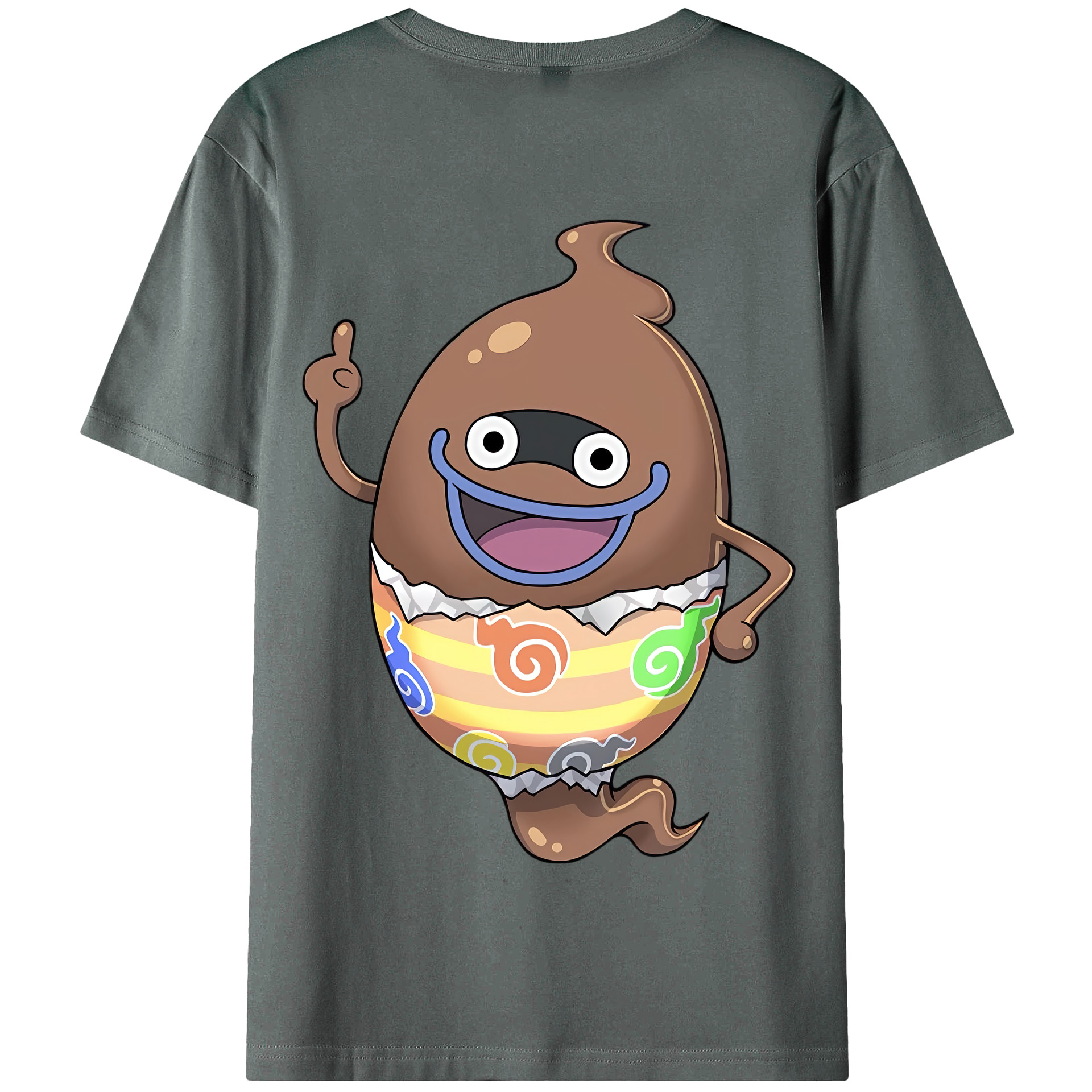 （画像用） 妖怪ウォッチ Yo-kai Watch 綿100％半袖Tシャツ（背面プリント）